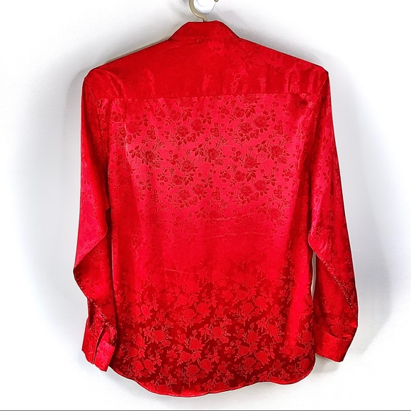 [COOFANDY] Men’s Button Down Printed Ling Sleeve Shirt - Picture 5 of 5